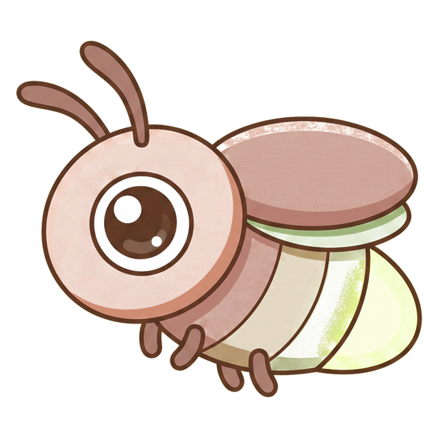 반딧불이 일러스트